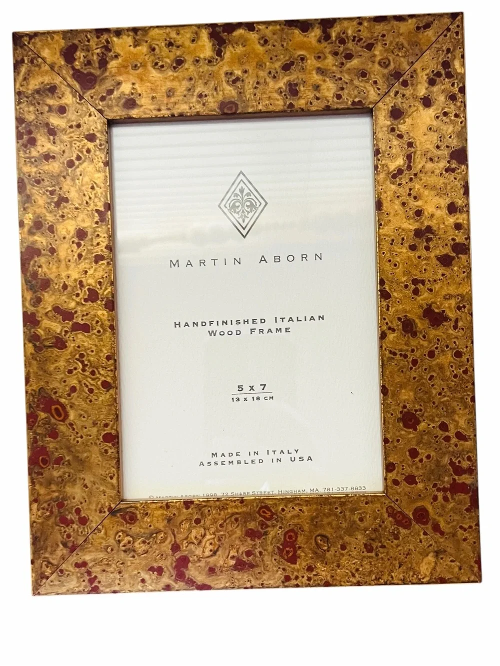 Vintage Martin Abourn Italian Wood Picture Frame